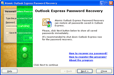 Crack Outlook Express Password